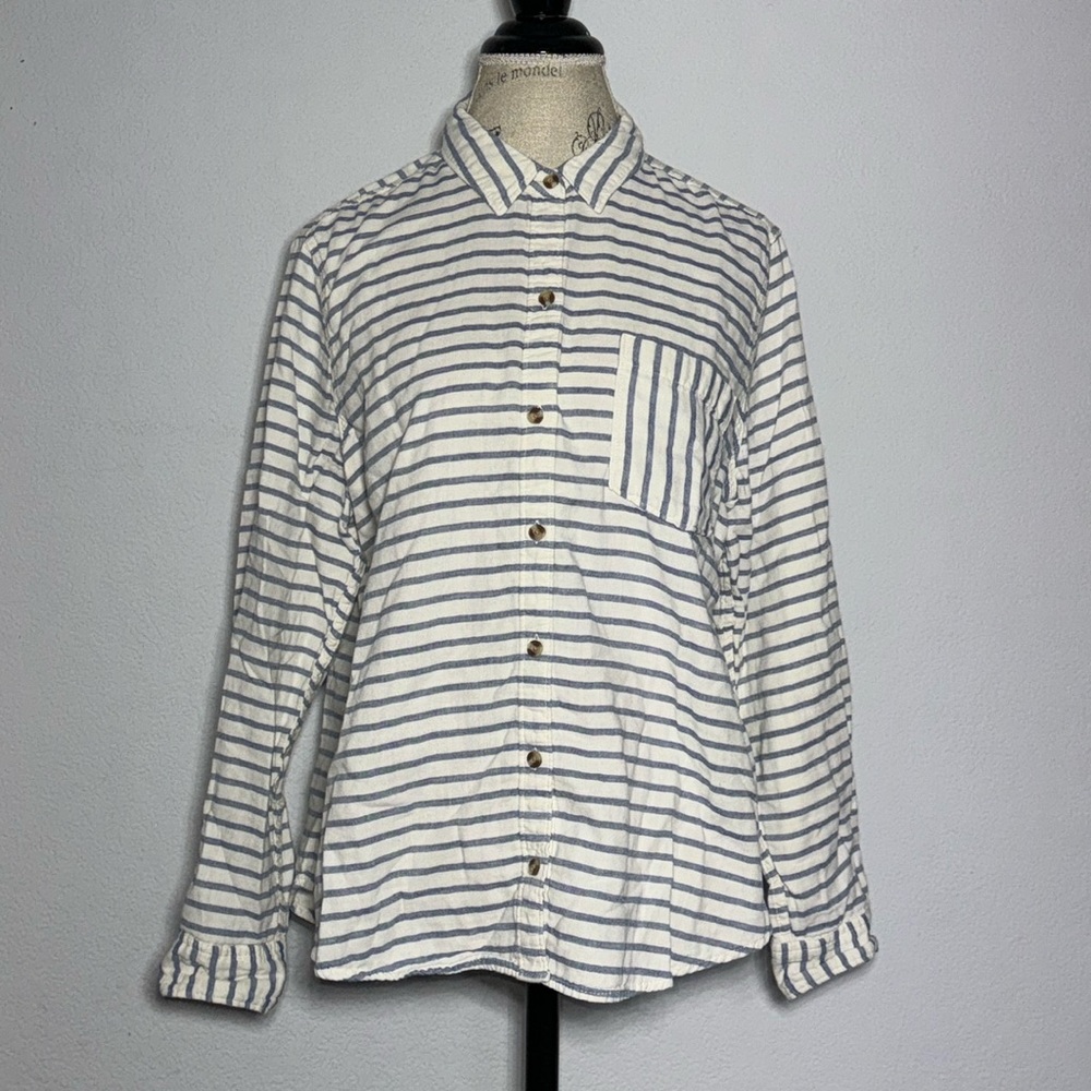Abercrombie Striped Button Down top